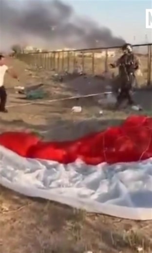 An American pilot on the ground in Kuwait after his plane crash Videos geolocated by our colleagues at CNN near Ali Al Salem air base, which hosts US forces, appear to show a fighter pilot on the ground in Kuwait after ejecting from his aircraft. The viral footage shows at least one of the crew members who were forced to eject from their F-15E Strike Eagles after the aircraft were shot down by Kuwaiti air defense. Current Affairs NEWS#fyi