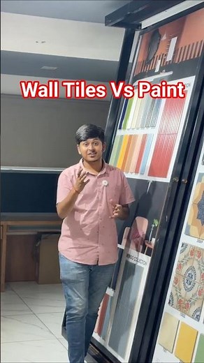 Wall Tiles vs Paint — Designer Secret for Luxury Living Rooms! 🤍