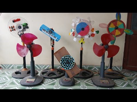 Testing 7 fan blade designs made from miscellaneous parts | Will they provide adequate cooling?