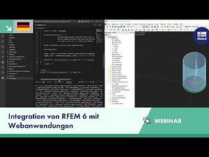 Integration von RFEM 6 mit Webanwendungen mittels WebService Python Library
