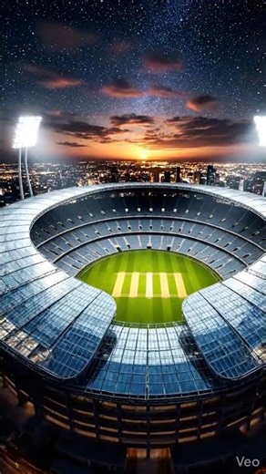Epic Cricket Stadium Timelapse | From Sunrise to Match Night 🌅🏏