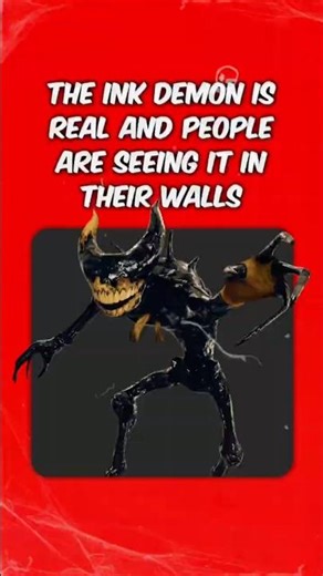 I found the ink demon Or It Attacks 😱💀#horror #scarystories #mystery