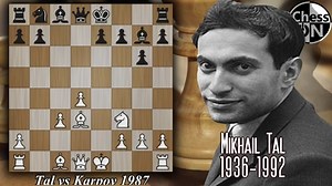 经典对局之塔尔对阵卡尔波夫，1987