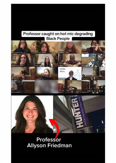 College professor caught disrespecting black people over zoom meeting #viral #fyp #trending #blackpeople #racistoftheday