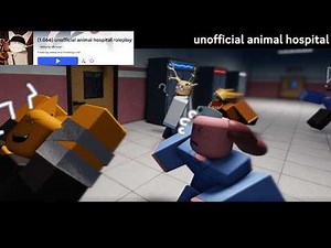 PART 1 – UNOFFICIAL ANIMAL HOSPITAL ROLEPLAY ROBLOX | BECOME A VET & SAVE CUTE ANIMALS! (LIVE) 🏥🐶?