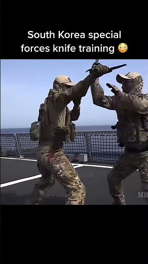 South Korean Special Forces Knife Training #southkorea #specialforces #military #karmy #armytraining
