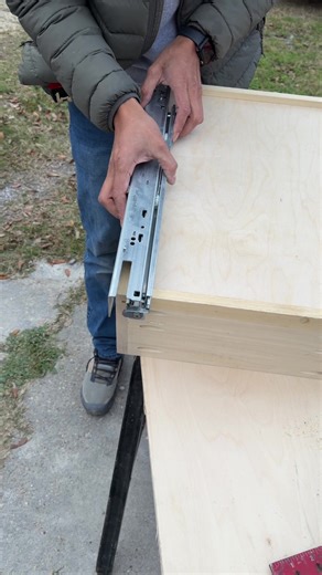 How to build pull out trash drawer | drawers