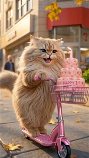 Best Birthday Surprise Ever! 🎂✨ #shorts #catstories #starkidsfunhub