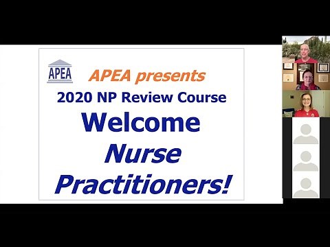 Review Course Q&A With APEA Faculty - Session 1 (Recorded March 19, 2020)