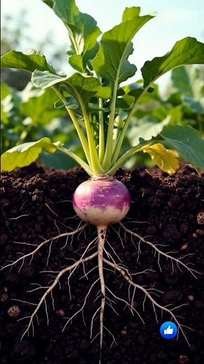😱 Turnip Life Cycle: From Seed to Harvest! 🌱✨#shorts #shortsfeed #satisfying #plantlife #viral