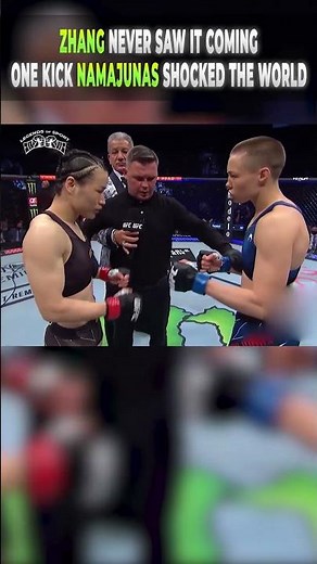 Namajunas’ 78-Second Trap vs Zhang Weili 😱🥊