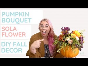 Pumpkin centerpiece | DIY Fall centerpiece tutorial |