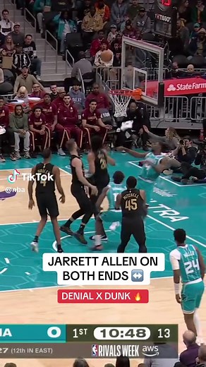 Jarrett Allen's Dynamic Performance in NBA Game Highlights
