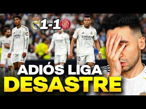 😡THIS IS A PATHETIC SHAME! MADRID DRAWS AGAIN (1-1) WITH GIRONA AND SAYS GOODBYE TO THE LEAGUE TITLE
