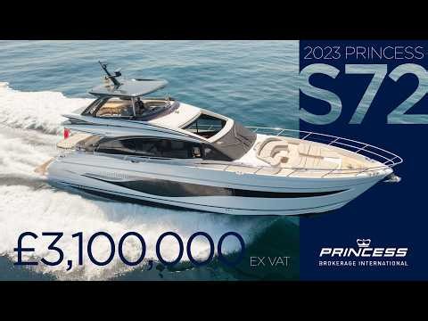 2023 Princess S72 'Papa Five' | FOR SALE NOW in Marbella, Spain