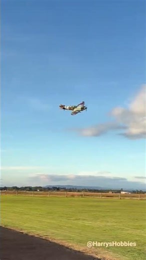 RC Spitfire LF Mk IX Maiden Flight! #Test #Fly #RC #Maiden #Spitty #Spitfire #dynam