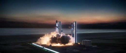 SpaceX Starship Launch To Mars In Awe-Inspiring New Animation
