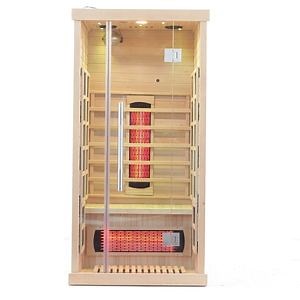 [Hot Item] 1 Person Far Infrared Wooden Indoor Mini Sauna Room
