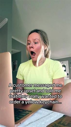 Create Your Own Yellow Safety Keychain