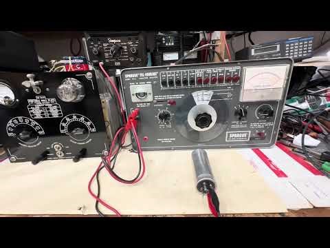 Classic Electronics Repair: Reforming a high voltage electrolytic capacitor: Video 1.