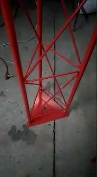 PARARRAYOS DIPOLO CORONA Y TORRE TZ30 DE 21 M PREPARANDOLO PARA SU ENVIO