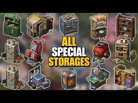 ALL SPECIAL STORAGES IN LDOE! - HOW TO GET ALL OF THEM? - Last Day on Earth: Survival