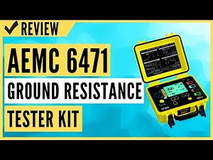 AEMC 6471 Ground Resistance Tester Kit Review