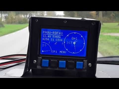 PA8W RDF40 Amplitude Radio Direction Finder field test.