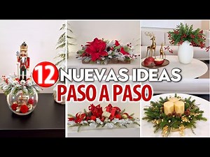 12 ELEGANT IDEAS for CHRISTMAS DECORATING/DIY Do It Yourself