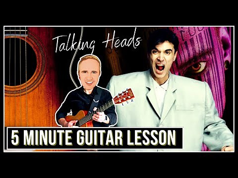 Psycho Killer🎸Talking Heads🎸Chords Strumming Lyrics🎸Easy Campfire Guitar Lesson