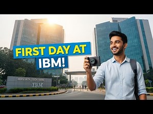 First Day at IBM Bengaluru! My Office Vlog at Manyata Tech Park 🚀💙