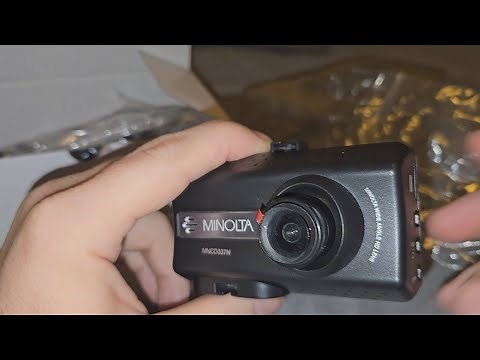 Minolta MNCD337N 2 Channel 1080 dash cam review!!