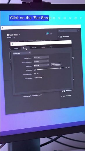 How to Set up a Screensaver on your Stream Deck