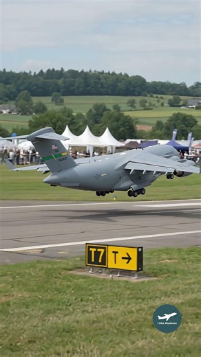 MASSIVE Giant Scale RC Military Plane Takeoff! 🤯✈️ #Shorts #RCPlane