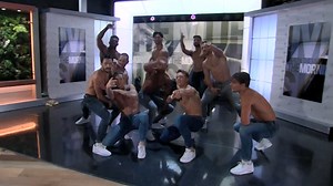 Magic Mike Live dancers perform on The Morning Show