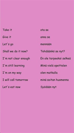 Learn finnish | #finnishlanguage #youtubeshorts #shortvideo #finnish