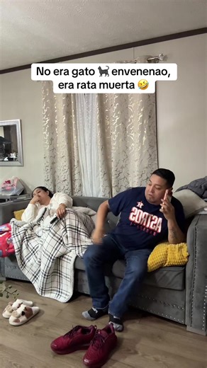 No era gato 🐈‍⬛ envenenao, era rata muerta 🤣 #humor #funny #parejasdivertidas #espososdivertidos #viral