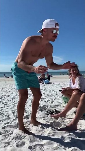 Girls make Huge Mistake at Beach!