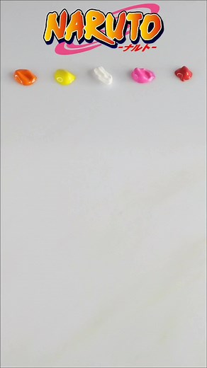 mixing colors in the naruto logo #colormixing #painting #paintmixing