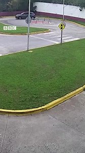 321K views · 2.8K reactions | CCTV captured the moment a 63-year-old woman in Argentina crashed her car into a lamp-post during a driving test. https://bbc.in/3WWmyno | BBC News | Facebook