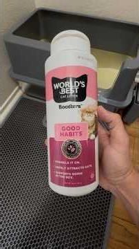 WORLDS BEST CAT LITTER Good Habits. Why we use this?