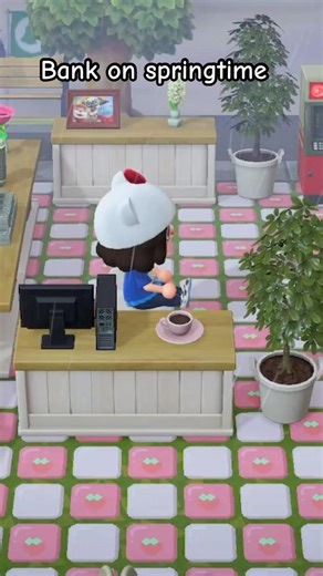 Bank on springtime #acnh #animalcrossing #gameplay #gaming