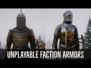 Skyrim Mods: Unplayable Faction Armors | Armor Mod | PC & XBOX ONE