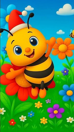 La abejita chiquitita 🐝 | Canción alegre para niños con animación colorida