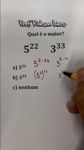 Which is the Biggest? Power | Prof. Robson Liers