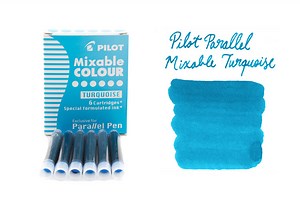 Pilot Parallel Mixable Colour Turquoise - Fountain Pen Ink Cartridges - The Goulet Pen Company