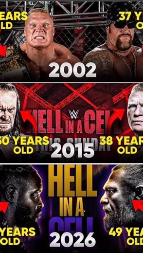 Brock Lesnar is unbeatable inside Hell in a cell #shorts.
