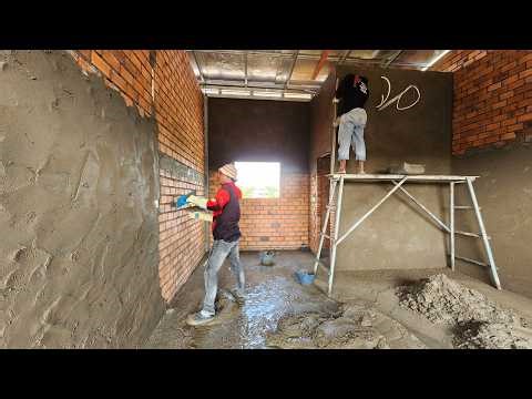 Construction room & wall plastering techniques | wall plastering method