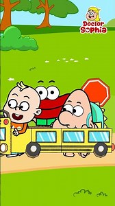 Road Safety with Wheels on the Bus | Kids Learn Traffic Rules | Kids Songs #shorts