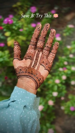 Simple henna tutorial for beginners 😍 #shorts